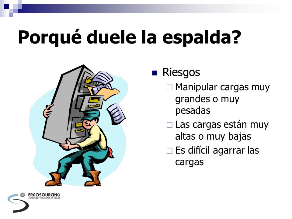 Duele la espalda dirigirse